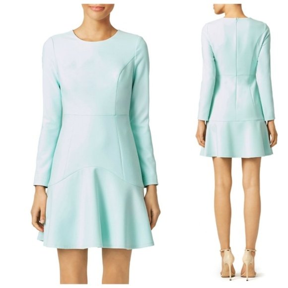 Shoshanna Dresses & Skirts - SHOSHANNA Eden Blue Crepe Dress Size 8